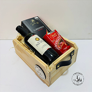 Cesta gourmet vinho 1