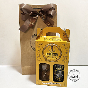 Kit cerveja artesanal + copo