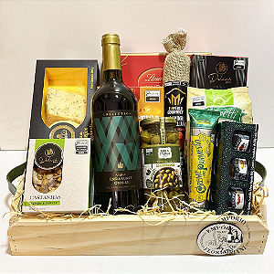 Cesta gourmet vinho 9