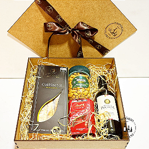 Cesta gourmet vinho 2