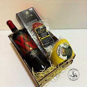 Cesta gourmet vinho 5