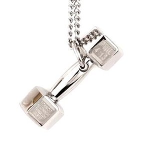 Colar com halter vip aço inoxidável