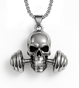 COLAR CAVEIRA COM HALTER