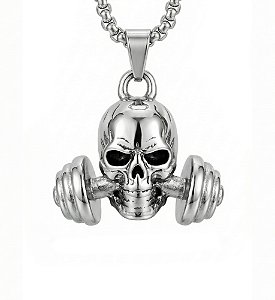 COLAR CAVEIRA COM HALTER