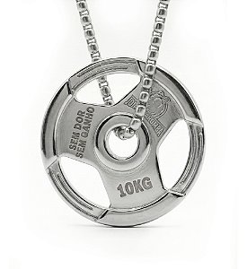 Colar com píngente anilha raiz