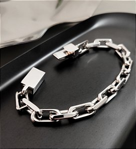 Pulseira Torion elite com fecho box aço inoxidável