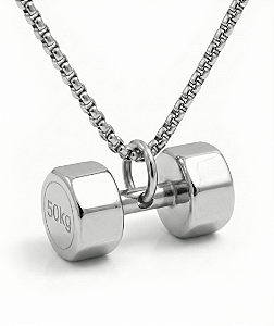 COLAR COM PINGENTE HALTER DECAGONAL