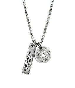 COLAR COM PINGENTE BODYBUILDING LIFE STYLE