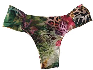 Biquíni calcinha borboleta floral