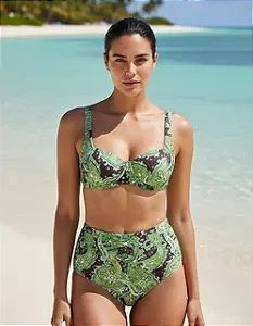 Biquíni cintura alta Hot Pants