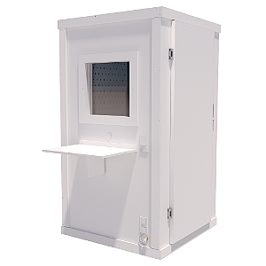 cabine audiométrica  para audiometria FonoPrime Deluxe 1,00 x 1,00 x 1,80 - (L x C x A)