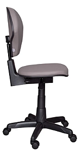 Mocho Odontologico Concha Back Base Preta - Cinza