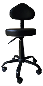 Cadeira de escritório Mocho Caixa Alta ergonômica negro