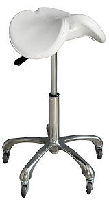 Mocho Sela Anatomy Base Aço Clínica Estética Odonto