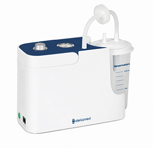 Aspirador De Fluídos E Secreções 16 L Aspiramed Cor Branco e Azul