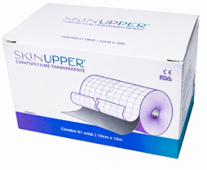 Filme Transparente Para Curativo Proteção 10cm X 01 Metro Skinupper