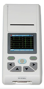 Eletrocardiógrafo Ecg Portátil 3 Canais 12 Derivações Ecg90a