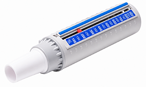 Medidor de Pico de Fluxo Expiratório Medicate Branco Escala ATS 60-900 l/m