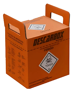 Perfurocortante 7l Laranja Resíduos Tóxicos, Descarbox C/20