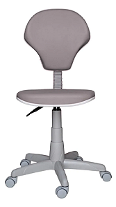 Cadeira Mocho Odontológico Concha Com Encosto Para Clinica Dentista Estrutura Cinza Assento Cinza