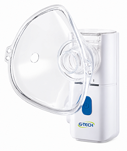 Inalador E Neb G-tech Nebmesh2 Adulto E Infantil Bivolt Branco