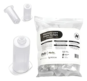 Adaptador Coleta De Sangue À Vácuo Medix Holder 50 Unidades