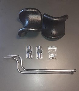 Kit Perneira Ginecológica  EM ACO INOX