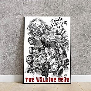 Placa decorativa The Walking Dead