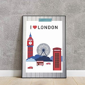 Placa decorativa i  💗 London