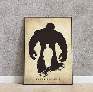 Placa decorativa Hulk