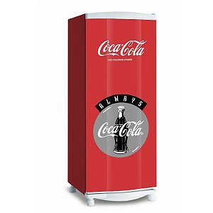 Adesivo de geladeira Coca-Cola