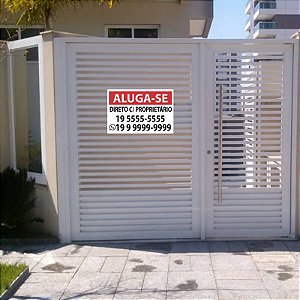 PLACA ALUGA-SE