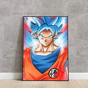 placa decorativa goku