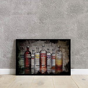 Placa decorativa Absolut