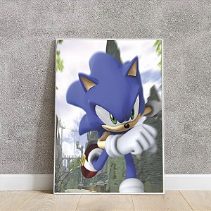 Placa decorativa Sonic