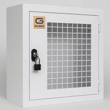 Fabricante de Caixa Abrigo de Aço Branco para Medidor de Gas 50 x 50 x 30 - Sem Fundo