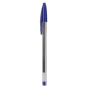 Caneta esferográfica 1.0mm cristal Azul Bic - Un