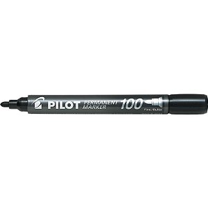 Pincel Permanente marker - SCA-100 - Preto - ponta redonda - Pilot