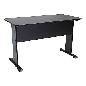 MESA DE 120X60X75 NAS CORES AZUL - CINZA - PRETO EM MELAMÍNICO COM BP-15MM LINHA LIGHT