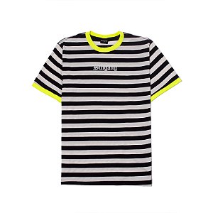 SUFGANG - Camiseta Striped 3m "Preto/Branco"
