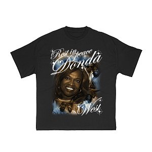 Camiseta Aged Archive Donda West Preta