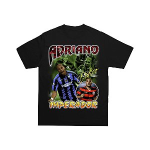 Camiseta Aged Archive Adriano Imperador Preta