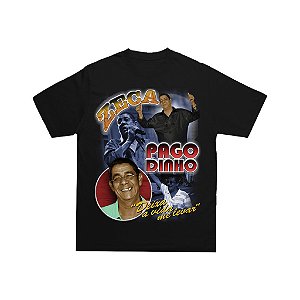 Camiseta Aged Archive Zeca Pagodinho Preta