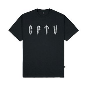 Camiseta Captive CPTV Strass Preta
