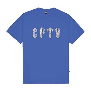 Camiseta Captive CPTV Strass Azul