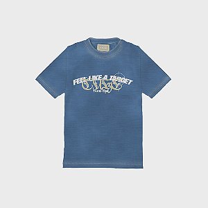 Camiseta Take-Off SS_23 Stoned Graphite Azul