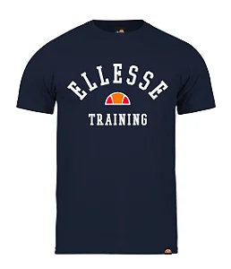 Camiseta Ellesse Logo Training Azul Marinho