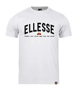 Camiseta Ellesse Logo Cities Branca
