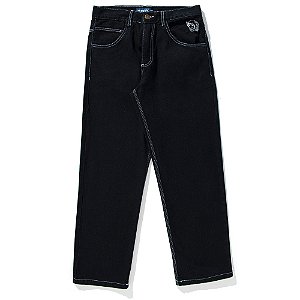 Calça Tupode Jeans 678 Contraste Preta