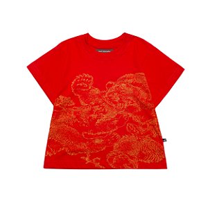 Camiseta Feminina Mad Enlatados Patada Vermelha